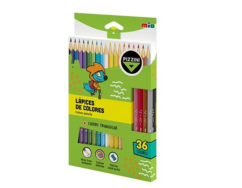 Lapiz Color Pizzini Triangular X36u.