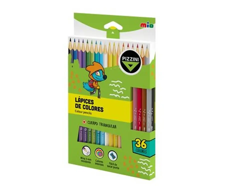 Lapiz Color Pizzini Triangular X36u. 1