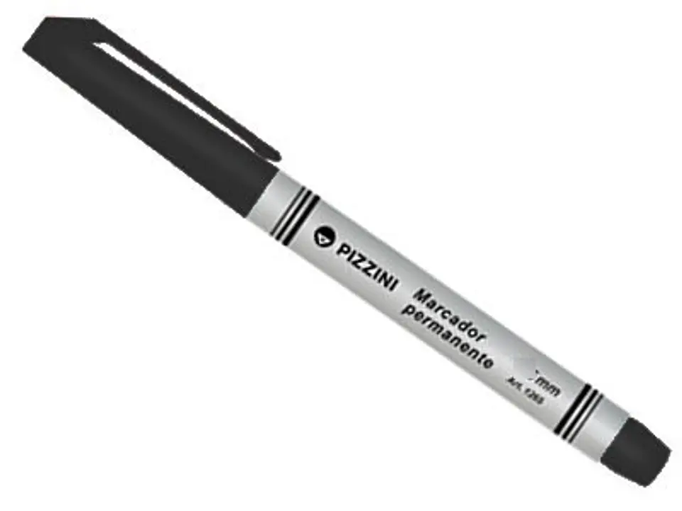 Marcador Permanente Pizzini 1mm V/colores 1