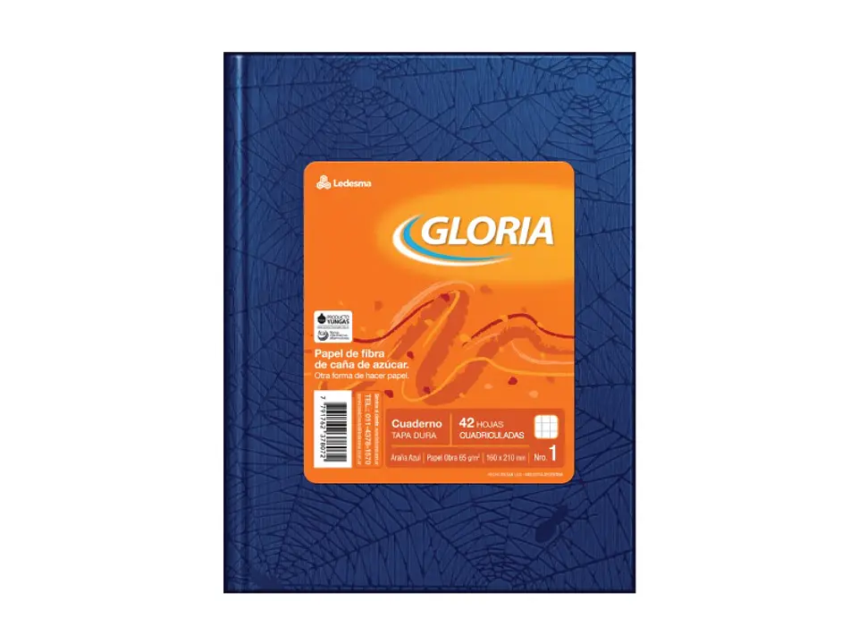 Cuaderno Gloria Forrado X42h Rayado T/c 1