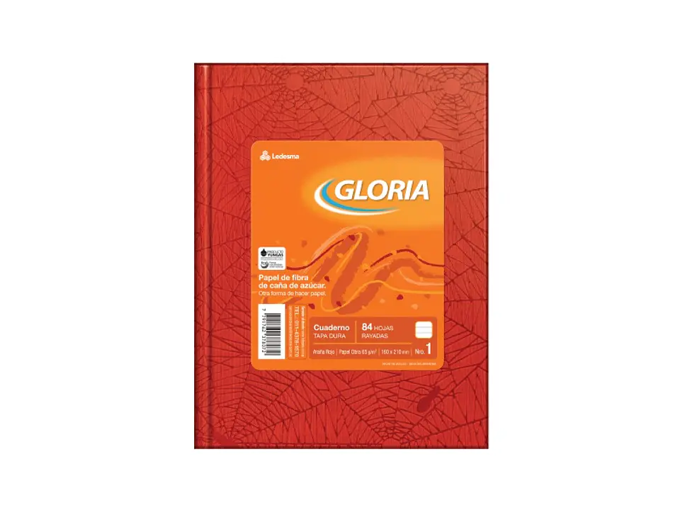 Cuaderno Gloria Forrado X84h Rayado 1