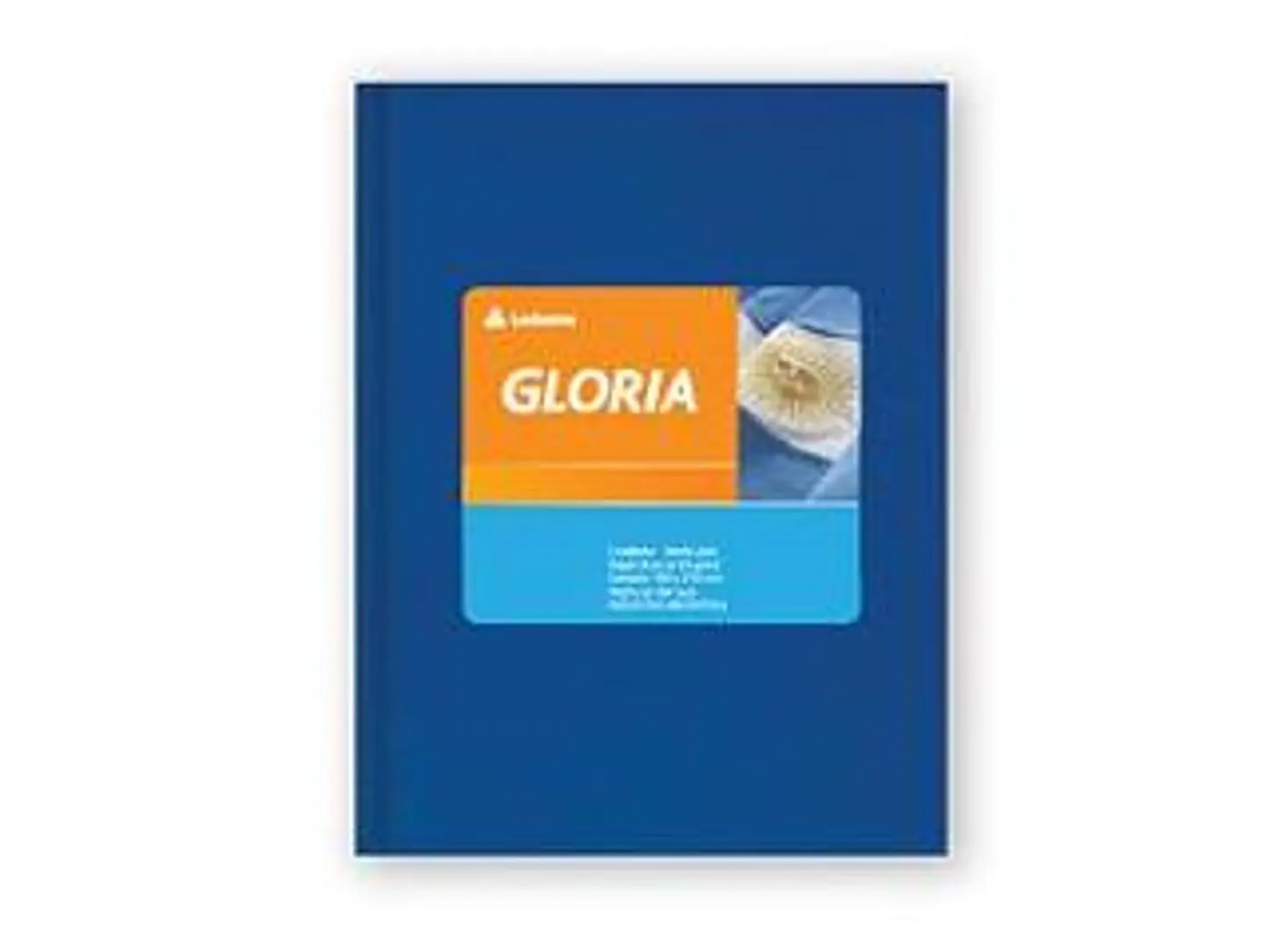 Cuaderno Gloria Forrado X84h Cuadriculado T/c Azul 1