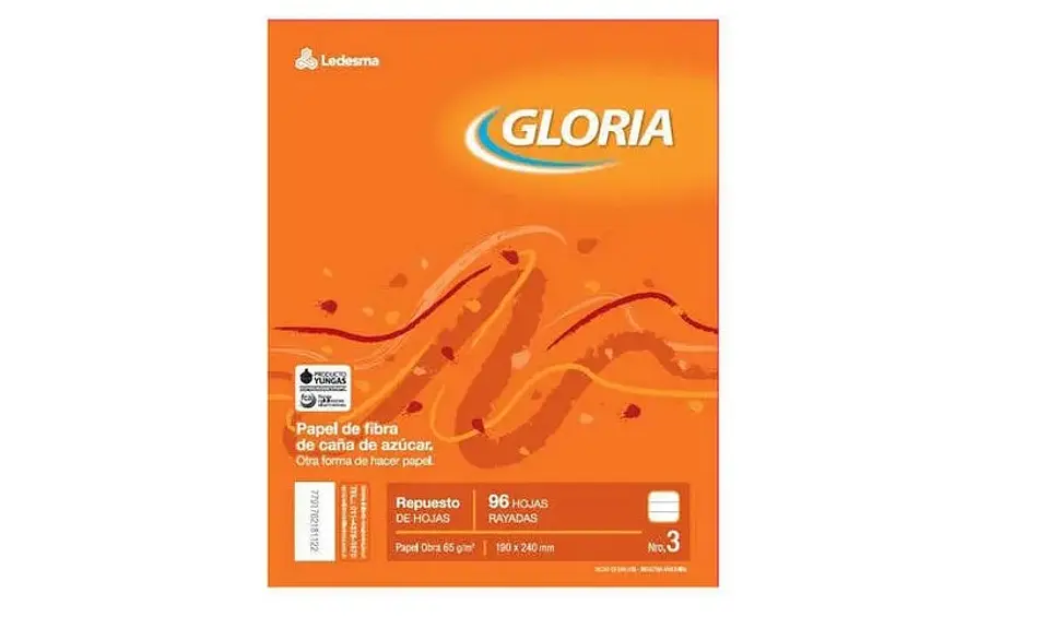 Repuesto Gloria A4 X96h Rayado 1