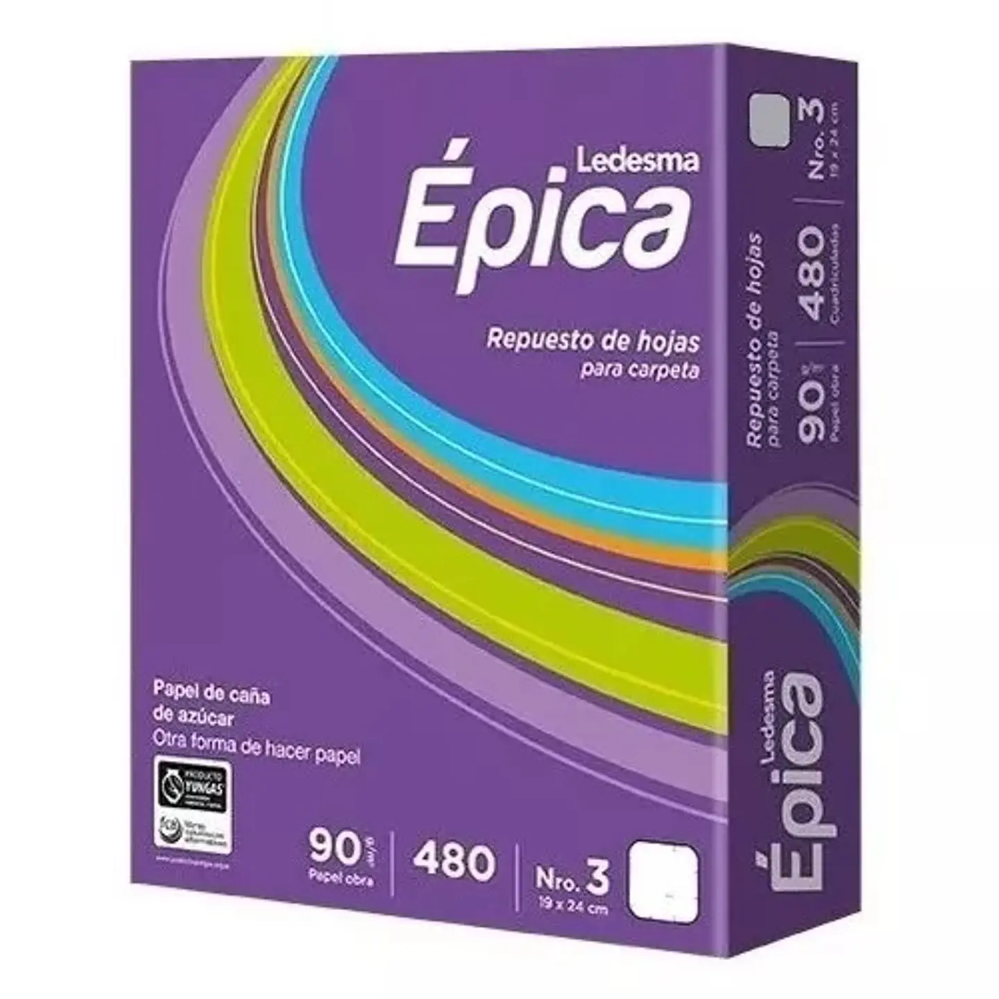 Repuesto Escolar Epica 480h Rayado 1