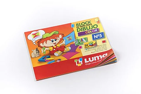 Block De Dibujo Luma N°5 Color X 24h.