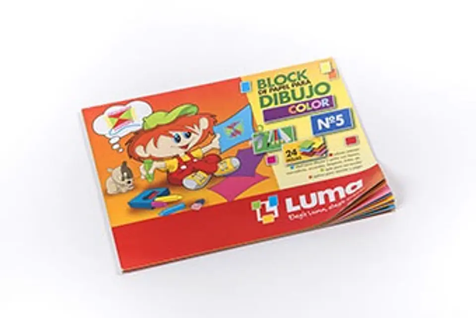Block De Dibujo Luma N°5 Color X 24h. 1
