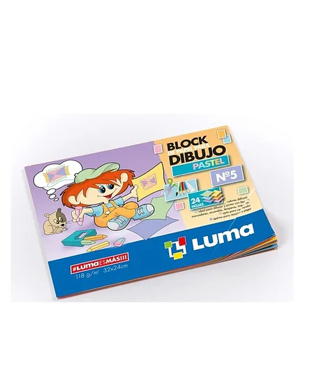 Block De Dibujo Luma Nº5 Pastel X 24h.