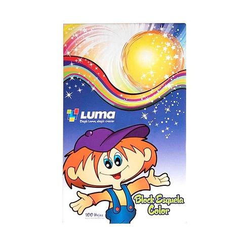 Block Luma Multicolor Esquela X 100h