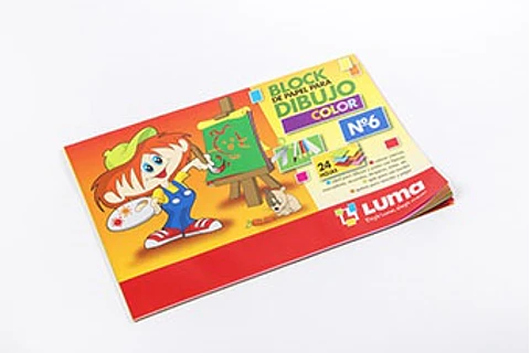 Block De Dibujo Luma Nº6 Color X 24h