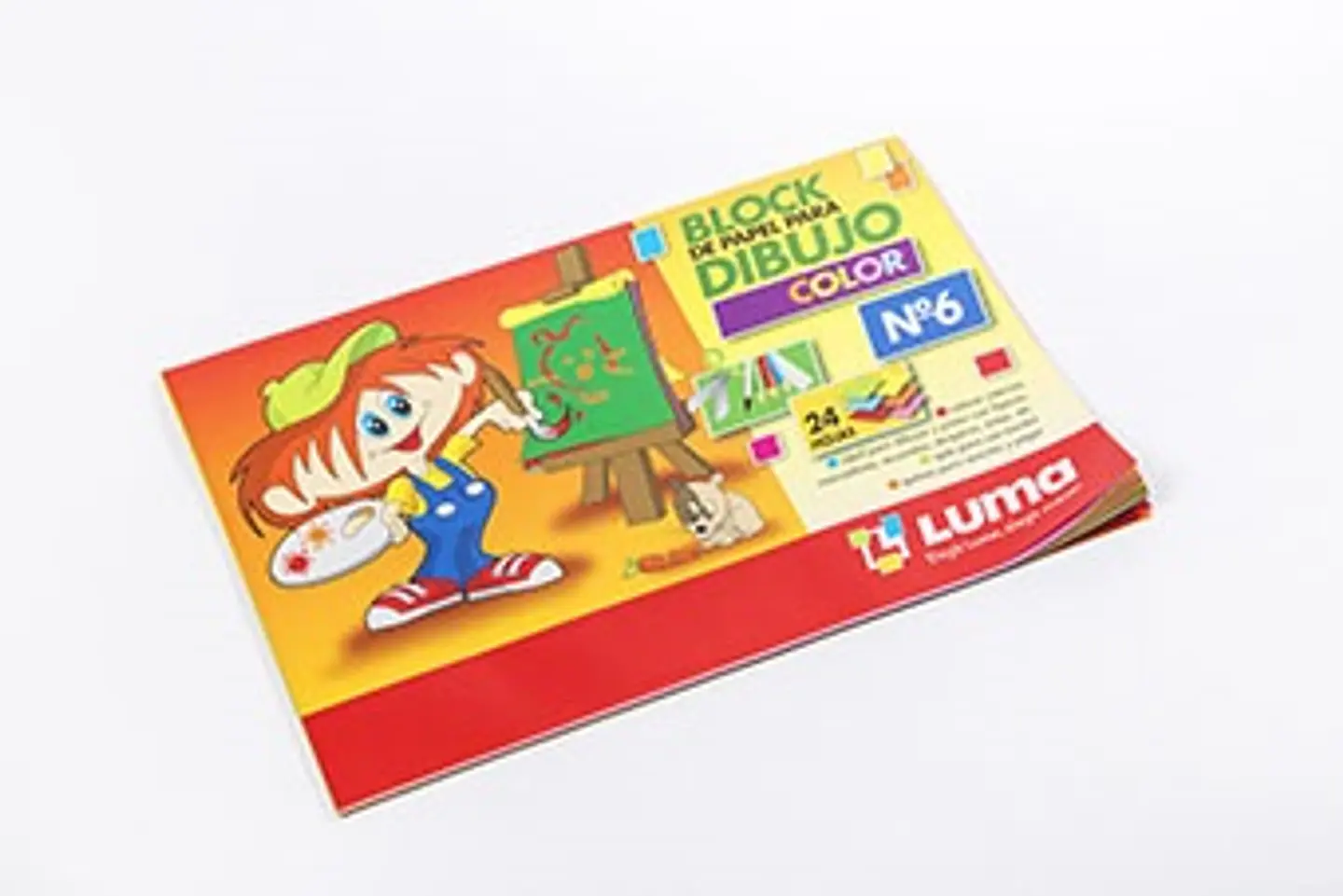 Block De Dibujo Luma Nº6 Color X 24h 1