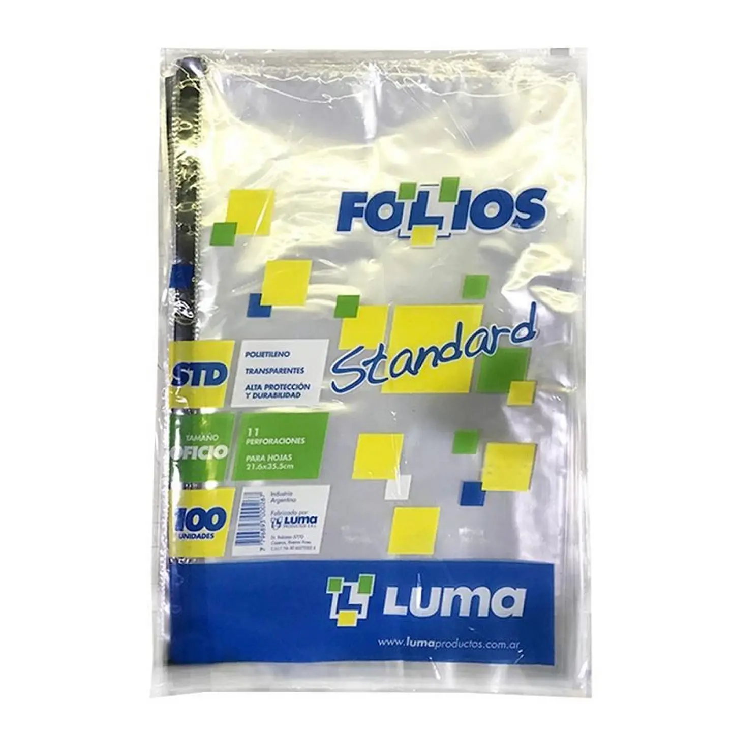 Folio Luma Oficio Liviano X100u. Polietileno 1