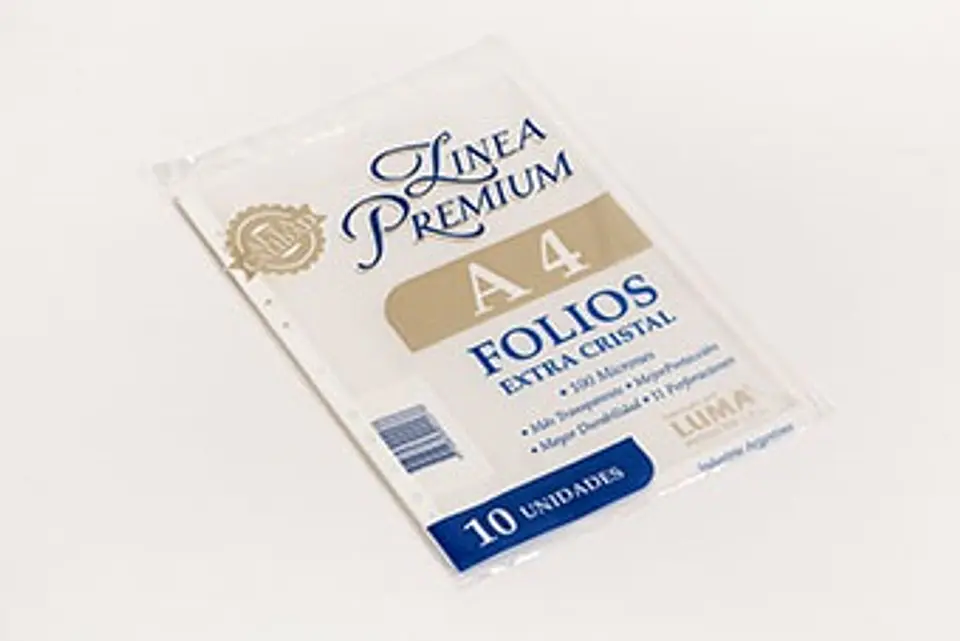 Folio Luma A4 Extra Pp Premium X10u. 1