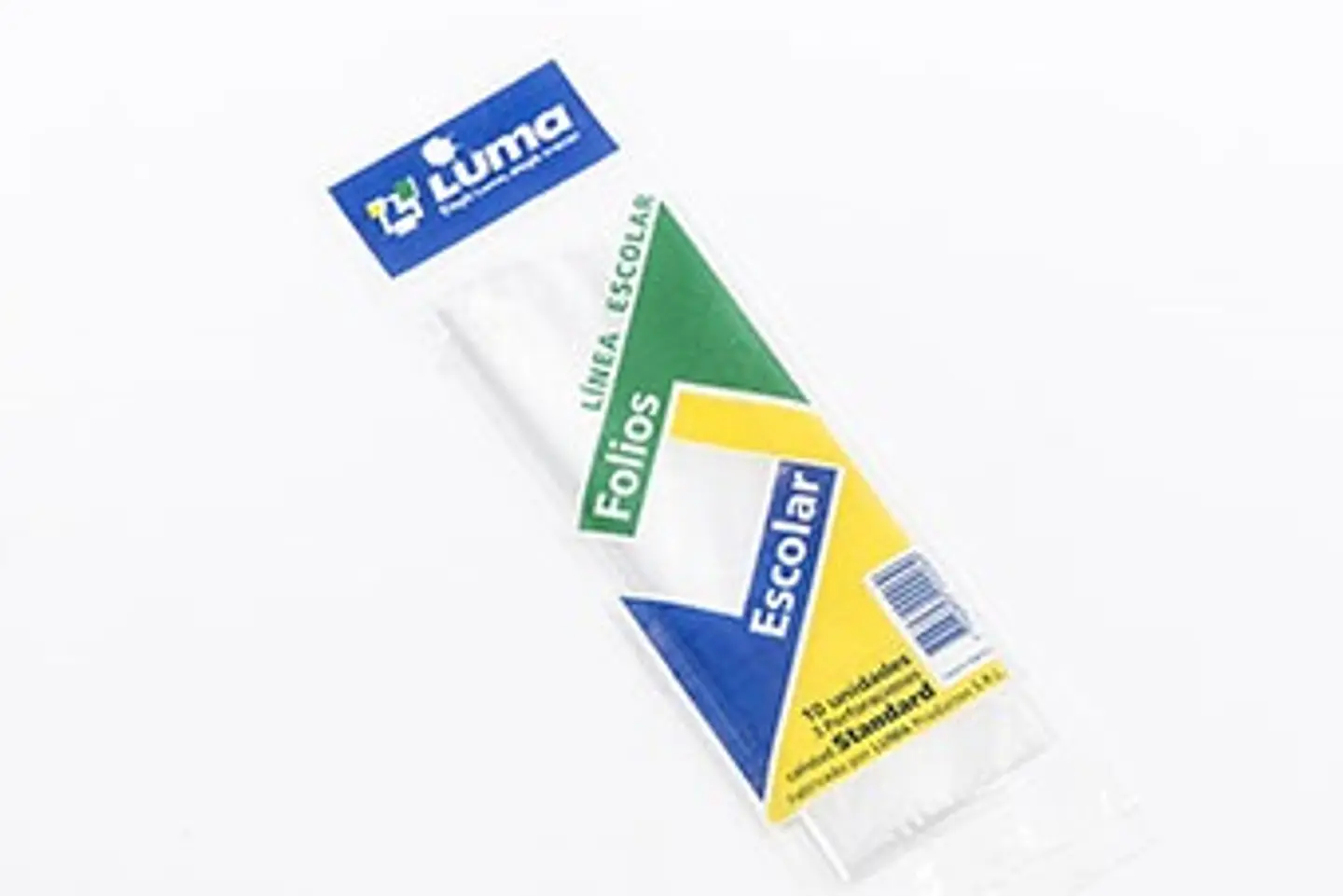 Folio Luma Escolar Standard X10u. Polietileno 1