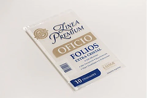 Folio Luma Oficio Premium Pp 100mic X10u.