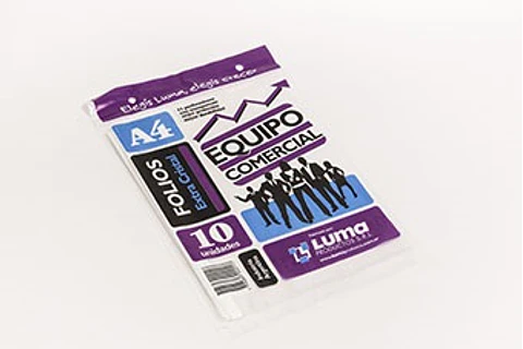 Folio Luma A4 Extra Cristal Pp X 10u.