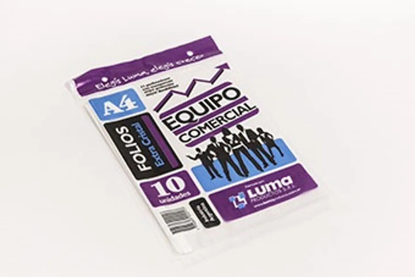 Folio Luma A4 Extra Cristal Pp X 10u. 1