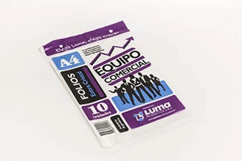 Folio Luma A4 Extra Cristal Pp X 10u. 1