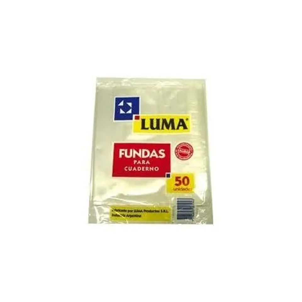 Funda Luma P/cuaderno Ajustable X 50u. 1