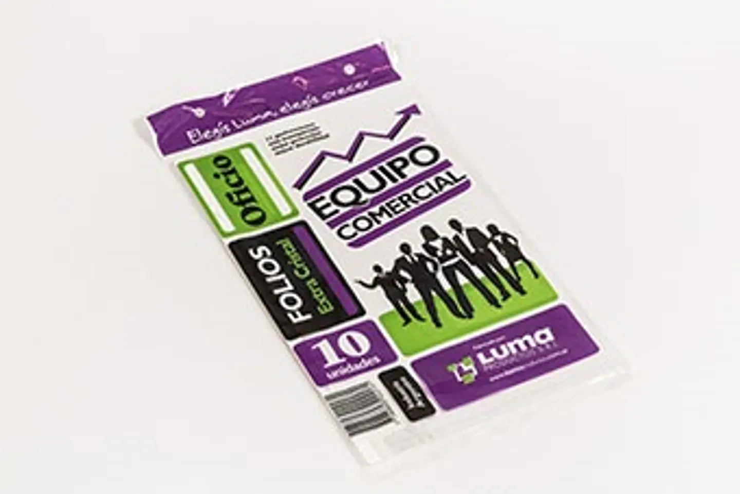 Folio Luma Oficio Pp X10u. 1