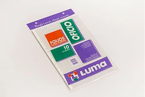 Folio Luma Oficio Extra Fuerte Pp X10u.