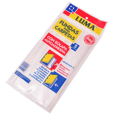 Funda Luma P/carpeta Ajustable X 5u.