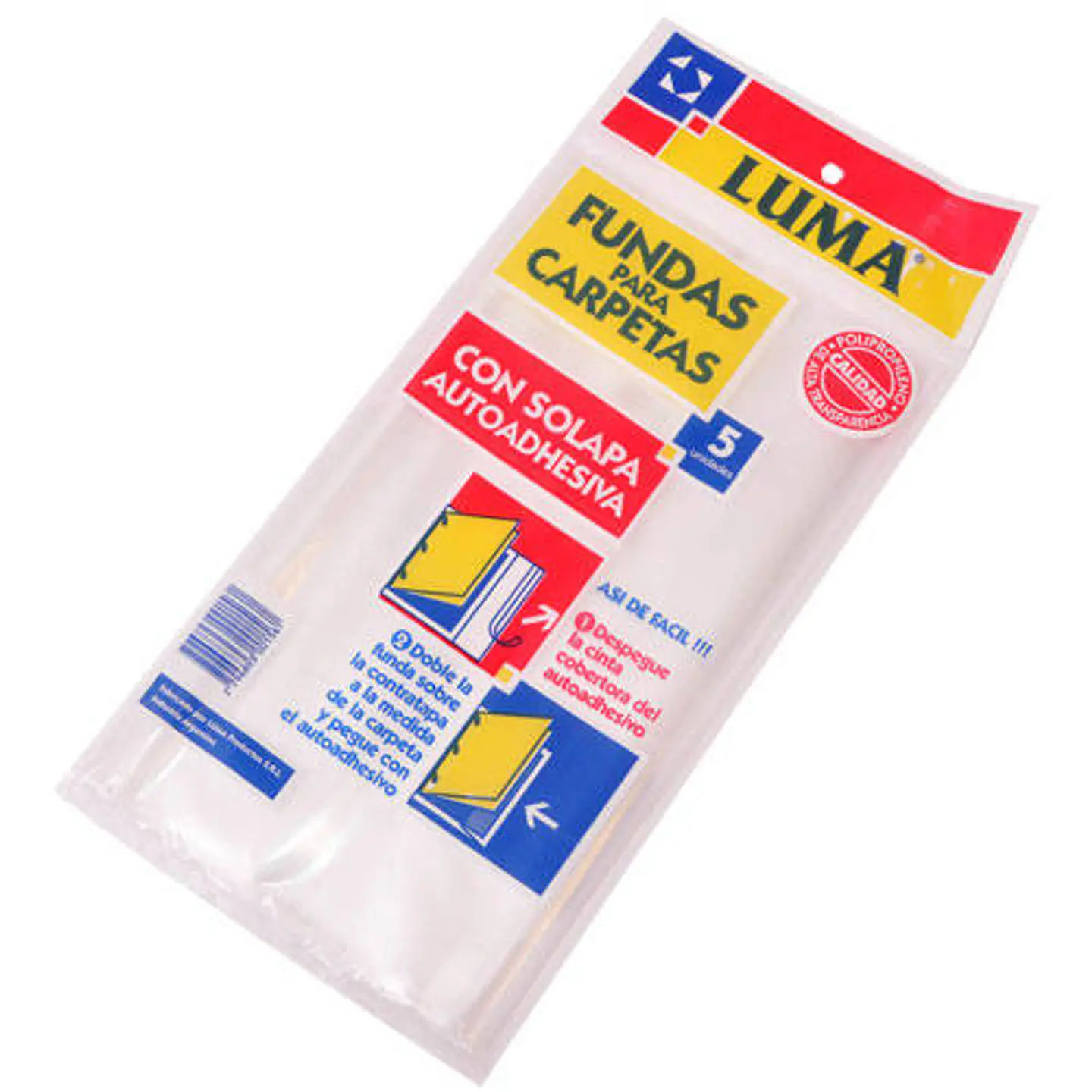 Funda Luma P/carpeta Ajustable X 5u. 1