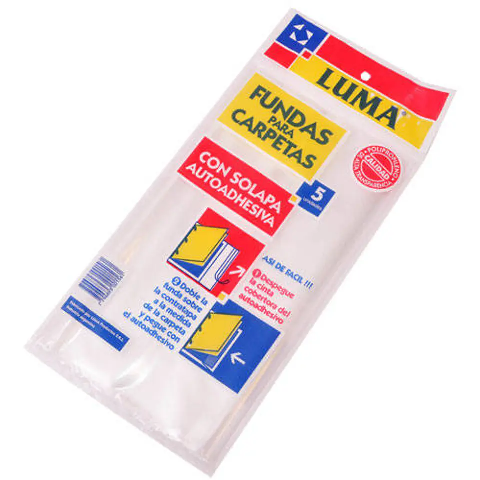 Funda Luma P/carpeta Ajustable X 5u. 1