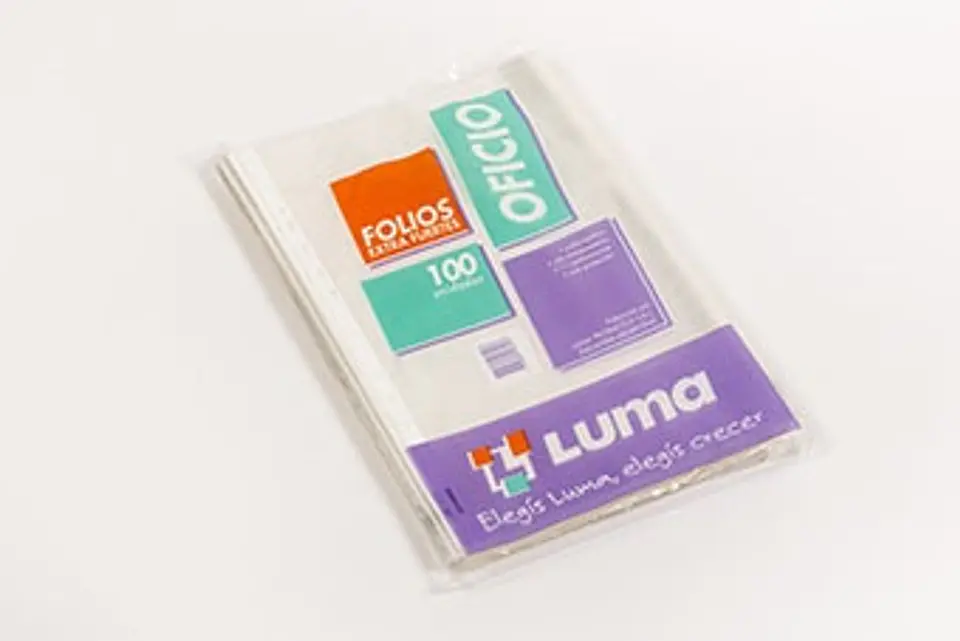 Folio Luma Oficio Extra Fuerte Pp X100u. 1