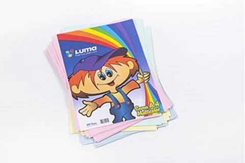 Resma Luma Multicolor A4 X 100h.