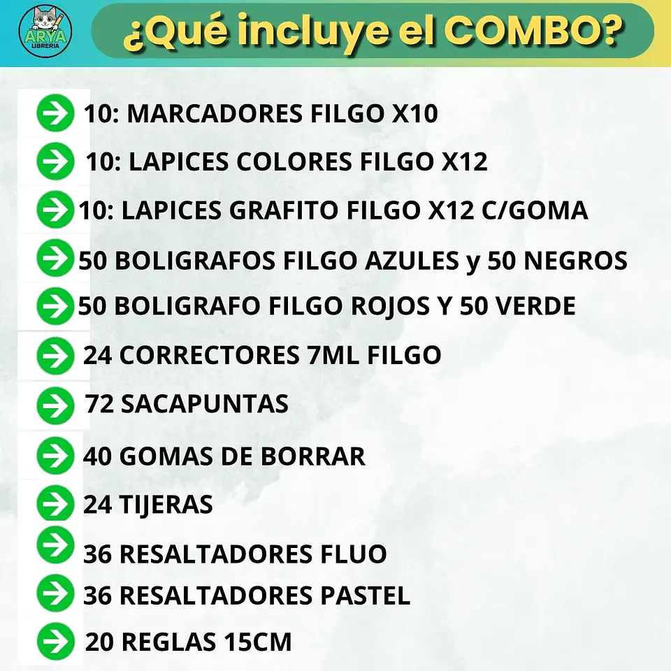 Kit Mayorista Filgo  4