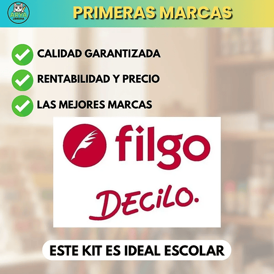 Kit Filgo Lapices Colores - Grafito - Marcadores - Lapiceras 3