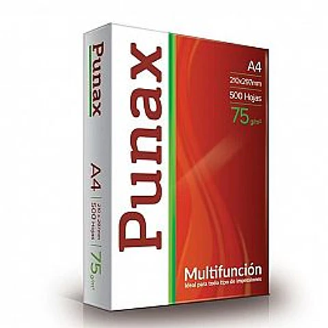 Resma Punax A4 500h - 75gr