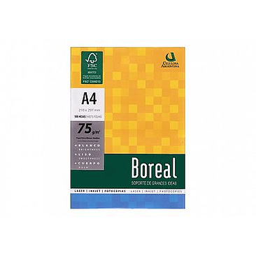 Resma Boreal A4 75gr 1