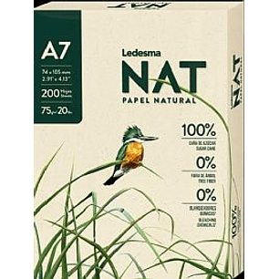 MINI RESMA LEDESMA NAT A7 - 75 GRS X200H