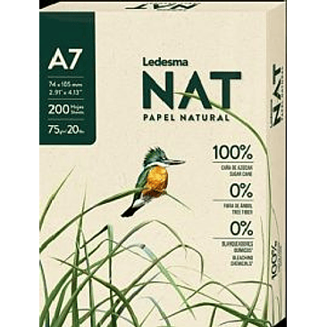 MINI RESMA LEDESMA NAT A7 - 75 GRS X200H 1