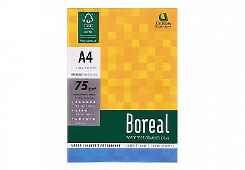 RESMA BOREAL A4 75GRS