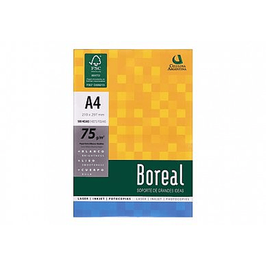 RESMA BOREAL A4 75GRS 1