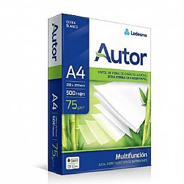 RESMA LEDESMA AUTOR 75 GRS A4 1