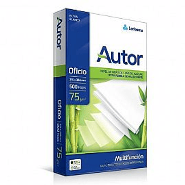 RESMA LEDESMA AUTOR 75 GRS OFICIO 1