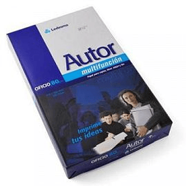 RESMA LEDESMA AUTOR 80 GRS OFICIO 1