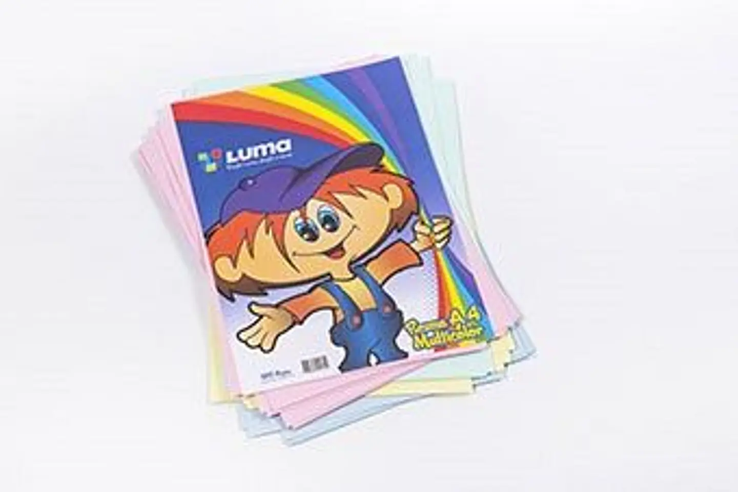 RESMA LUMA MULTICOLOR A4 X 100H. 1