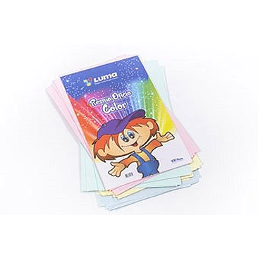 RESMA LUMA MULTICOLOR OFICIO X 100H. 1