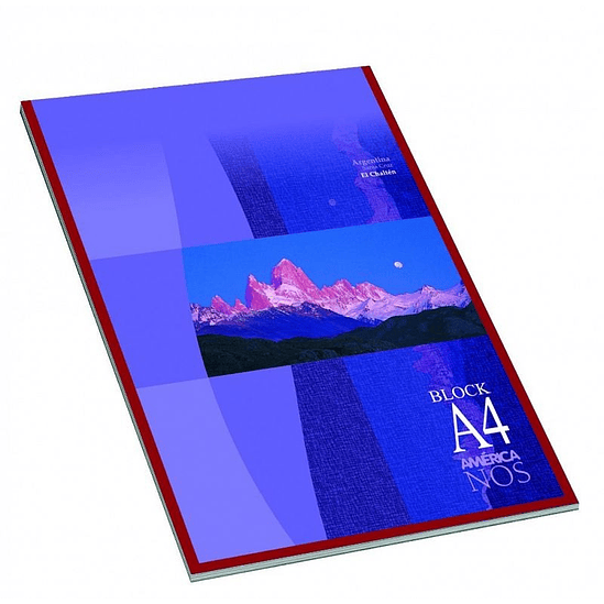 Block America A4 Emblocado X 80h. Liso 1