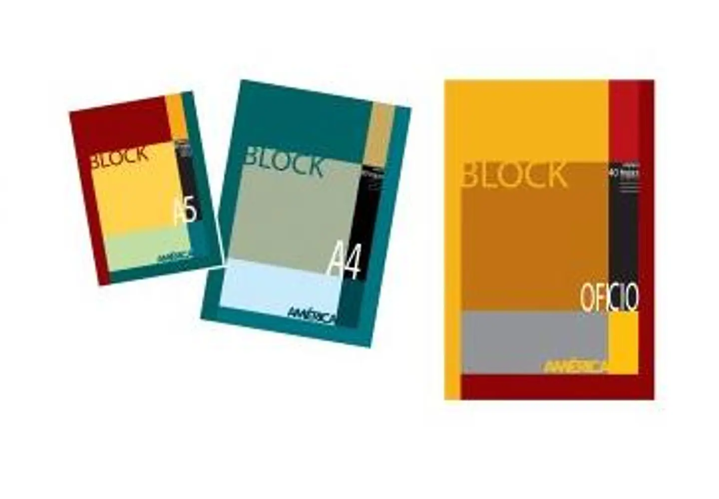 Block America Emblocados A5 X 80h Cuadriculado 1