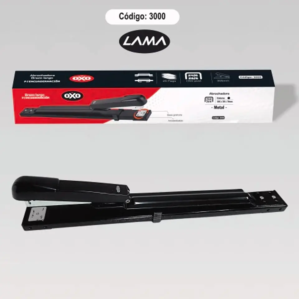 Abrochadora Lama Oxo Brazo Largo 24/6-26/6 25hjs 1