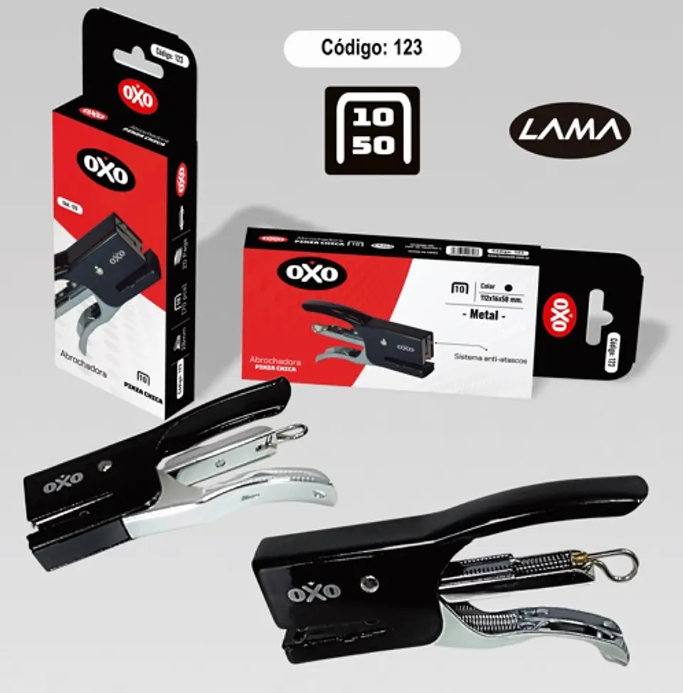 Abrochadora Lama Oxo Pinza Chica N°10 20hjs 1
