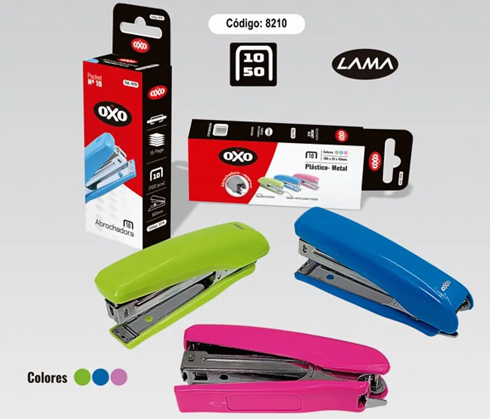 Abrochadora Lama Oxo Plastica N°10 15hjs 1
