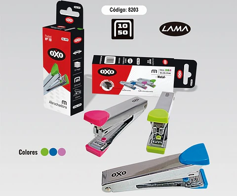 Abrochadora Lama Oxo Pocket N°10 15 Hjs