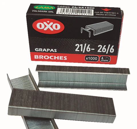 Broche Lama Oxo 24/6 X1000u