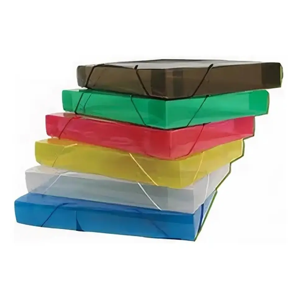 Caja Archivo Lama 4cm Polipropileno V/colores Oficio 1